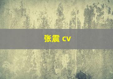 张震 cv